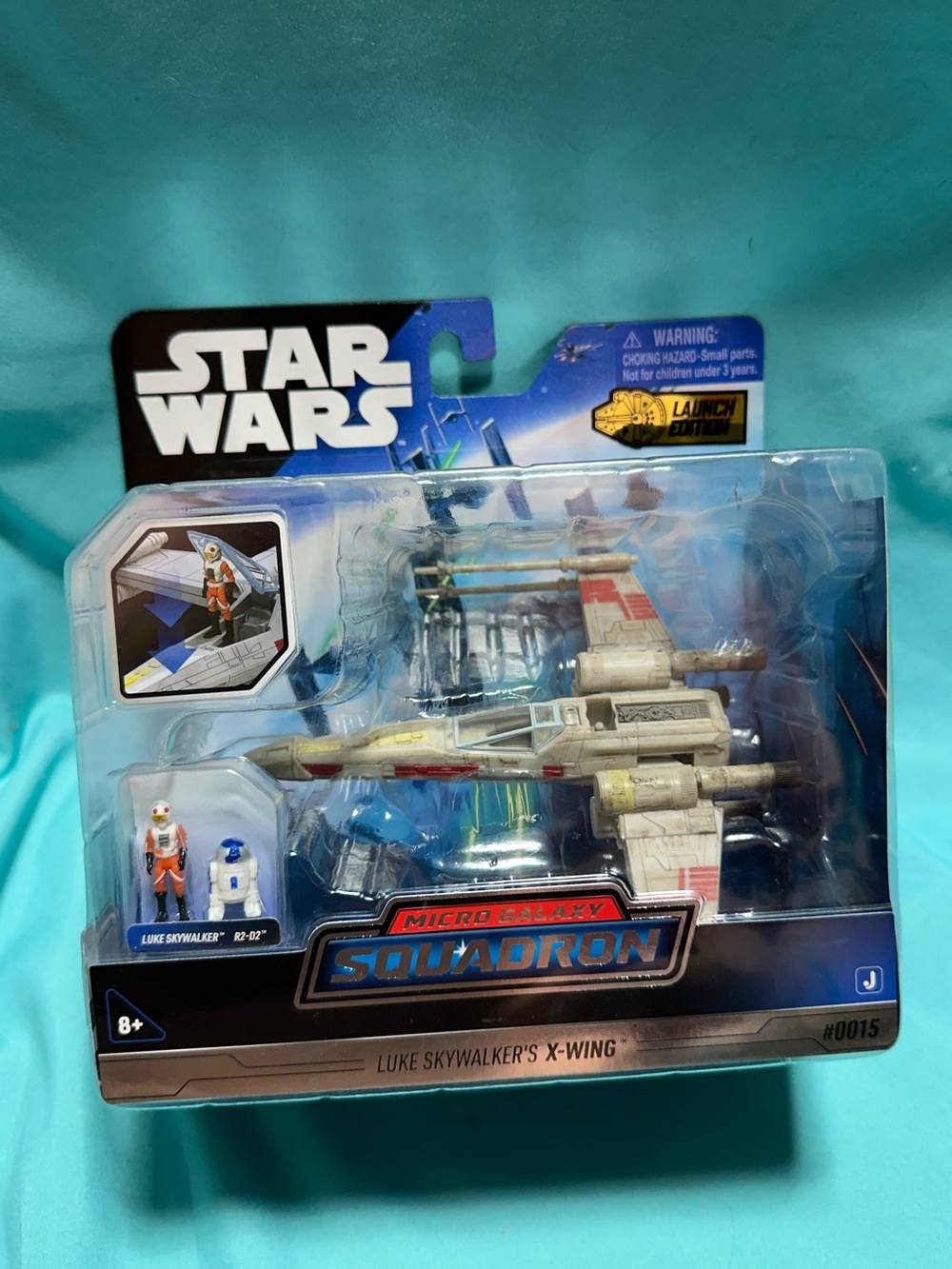 Disney -Star Wars -Luke Skywalker’s X-Wing Micro Galaxy Squadron - Luke & R2-D2